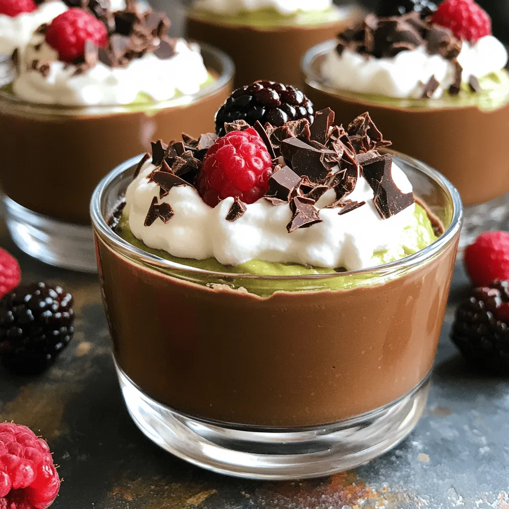 Chocolate Avocado Mousse Rich and Decadent Delight