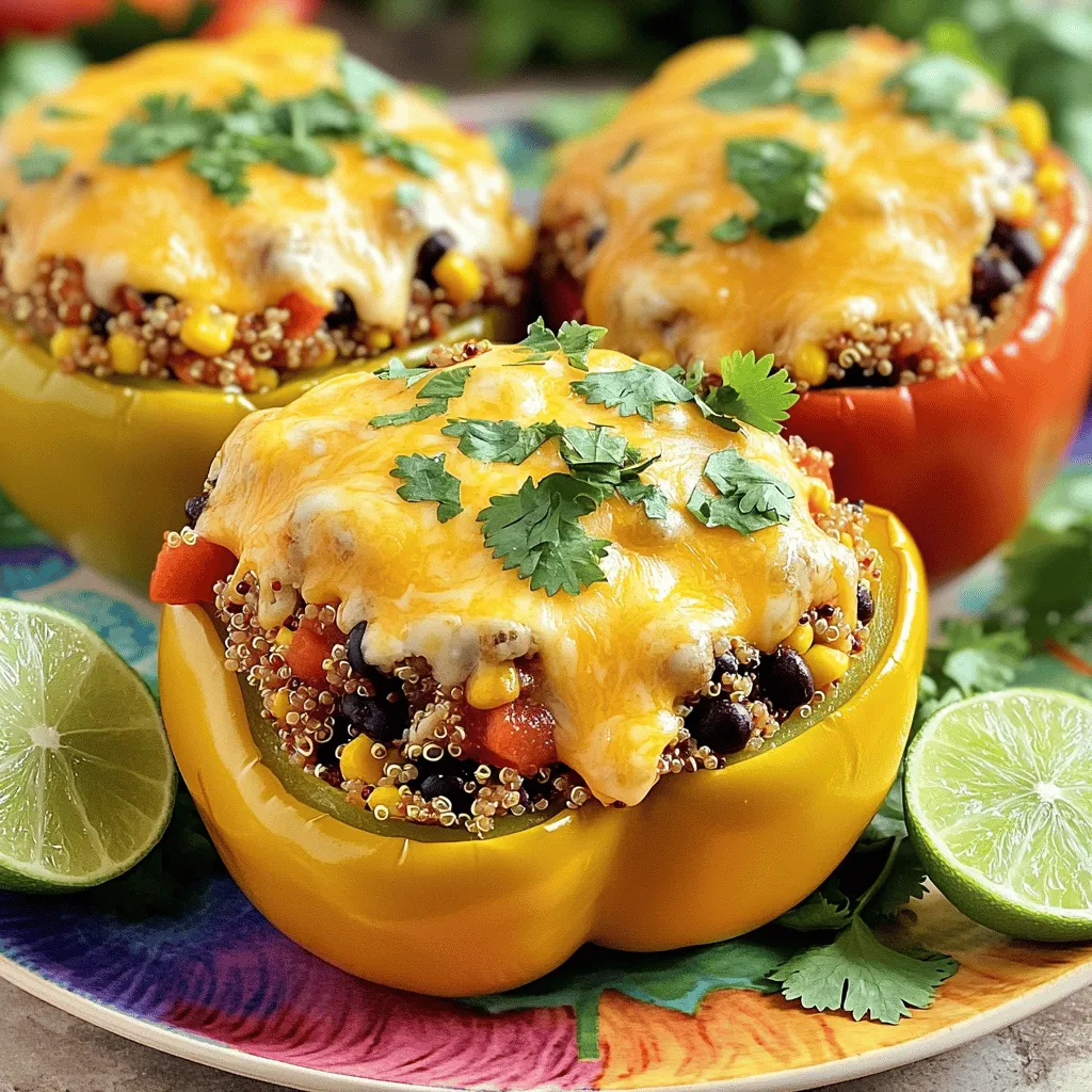 Cheesy Stuffed Bell Peppers Flavorful and Easy Dish