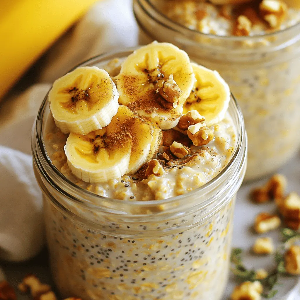 Banana Bread Overnight Oats Simple and Tasty Recipe