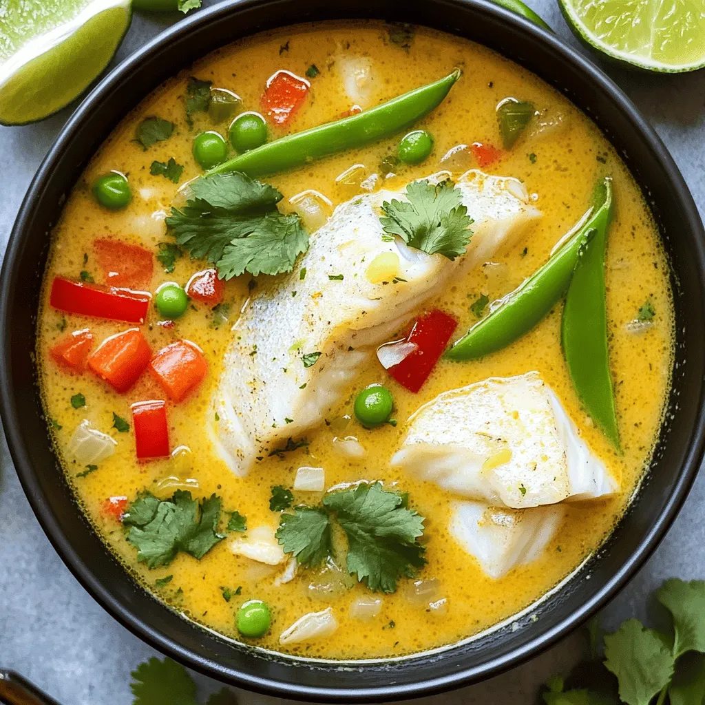Coconut Lime Fish Soup Flavorful and Fresh Delight