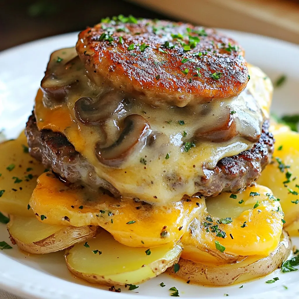 Amish Hamburger Steak Bake Comforting One-Dish Meal