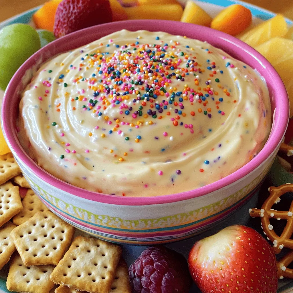 Funfetti Cake Batter Dip Simple and Tasty Treat