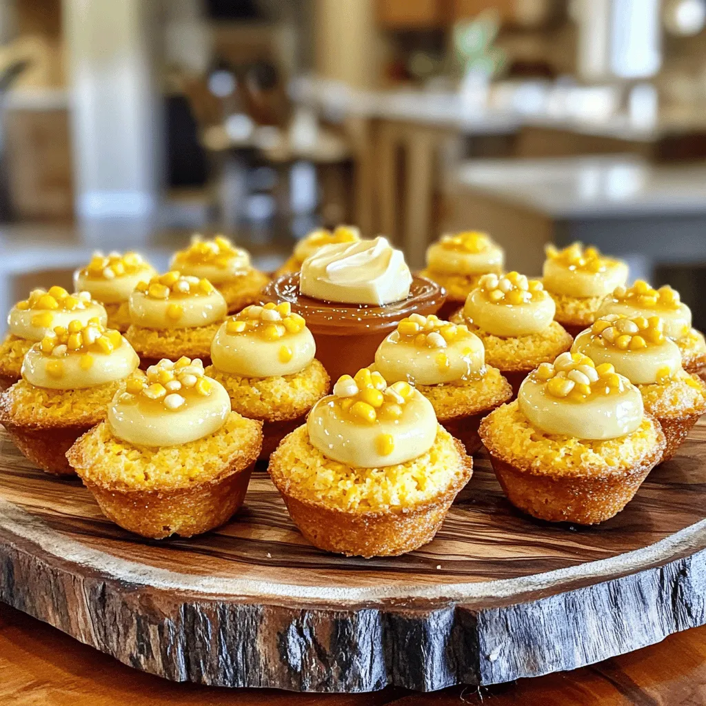 Honey Butter Cornbread Poppers Tasty Snack Delight