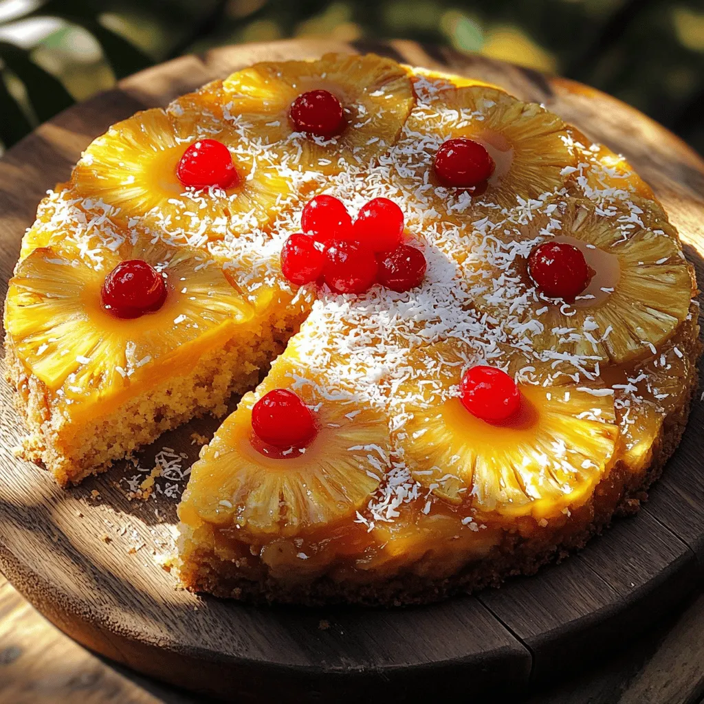 Pineapple Upside Down Cake Delightful Sweet Treat