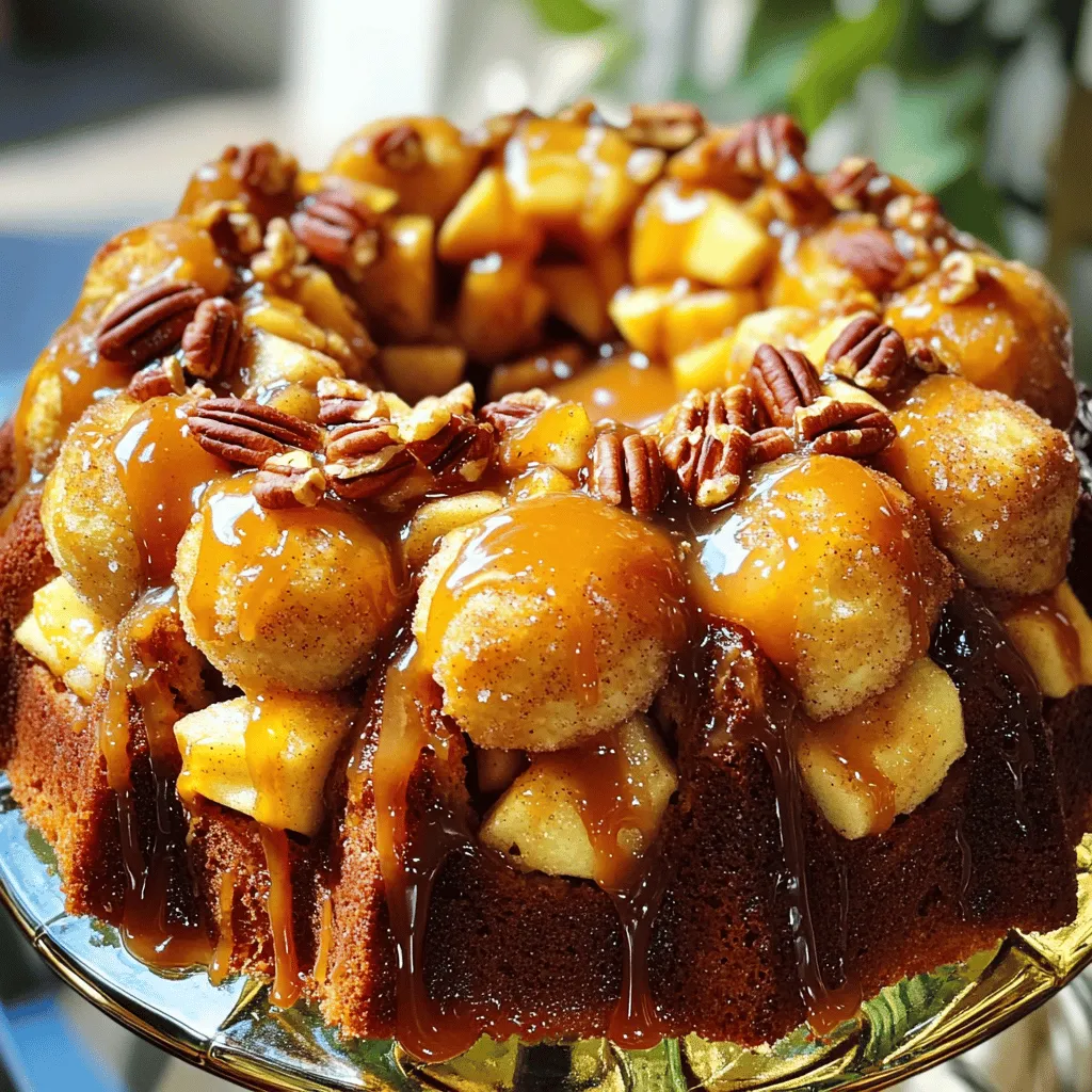 Caramel Apple Monkey Bread Delightful Fall Treat