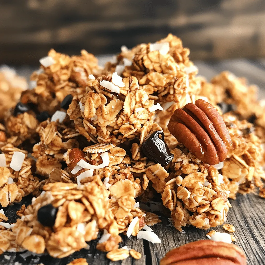 Maple Pecan Granola Clusters Tasty and Easy Recipe
