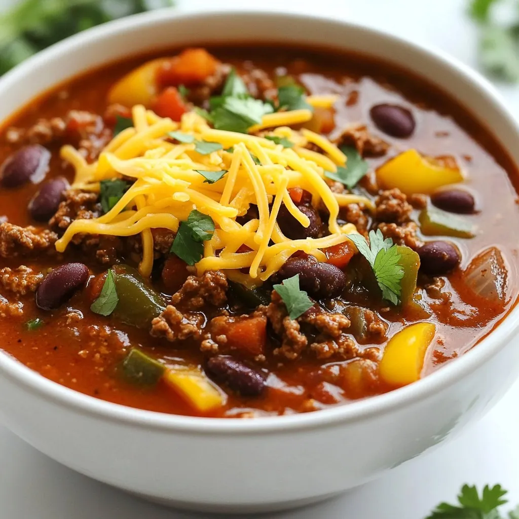 Stovetop Beef Chili Easy Recipe for Comfort Food