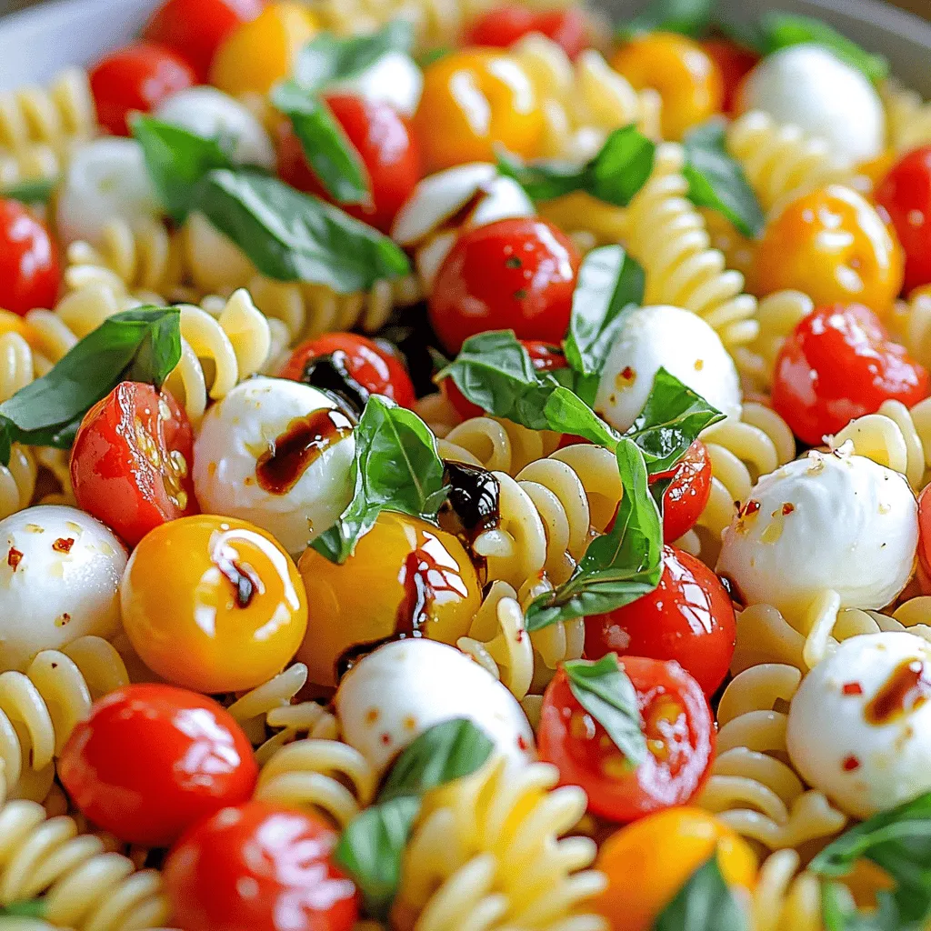 Caprese Pasta Salad Flavorful and Fresh Delight