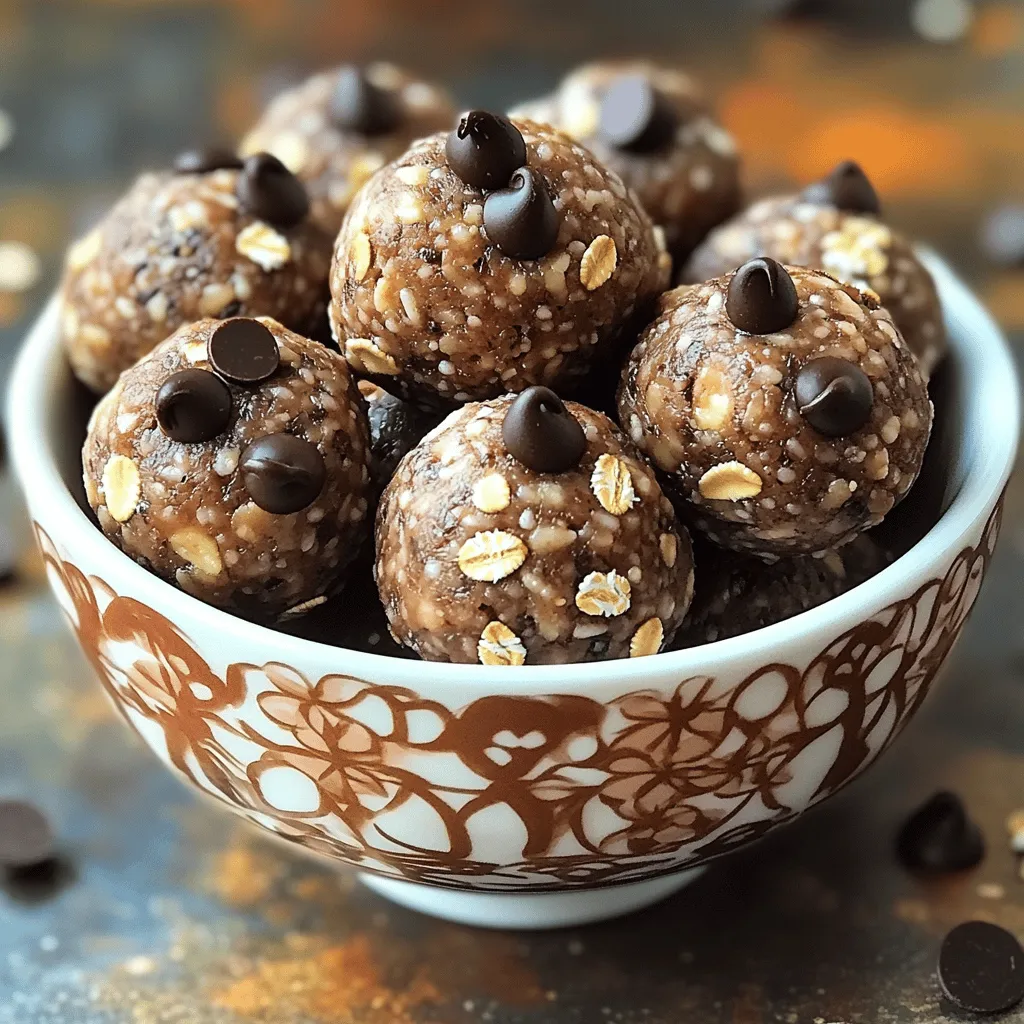 Chocolate Peanut Butter Protein Balls Healthy Snack Recipe