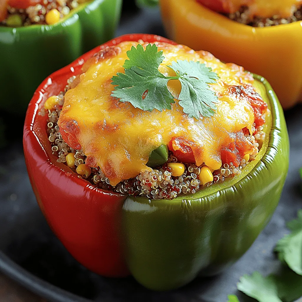 Stuffed Bell Peppers with Ground Turkey Delightful Dish