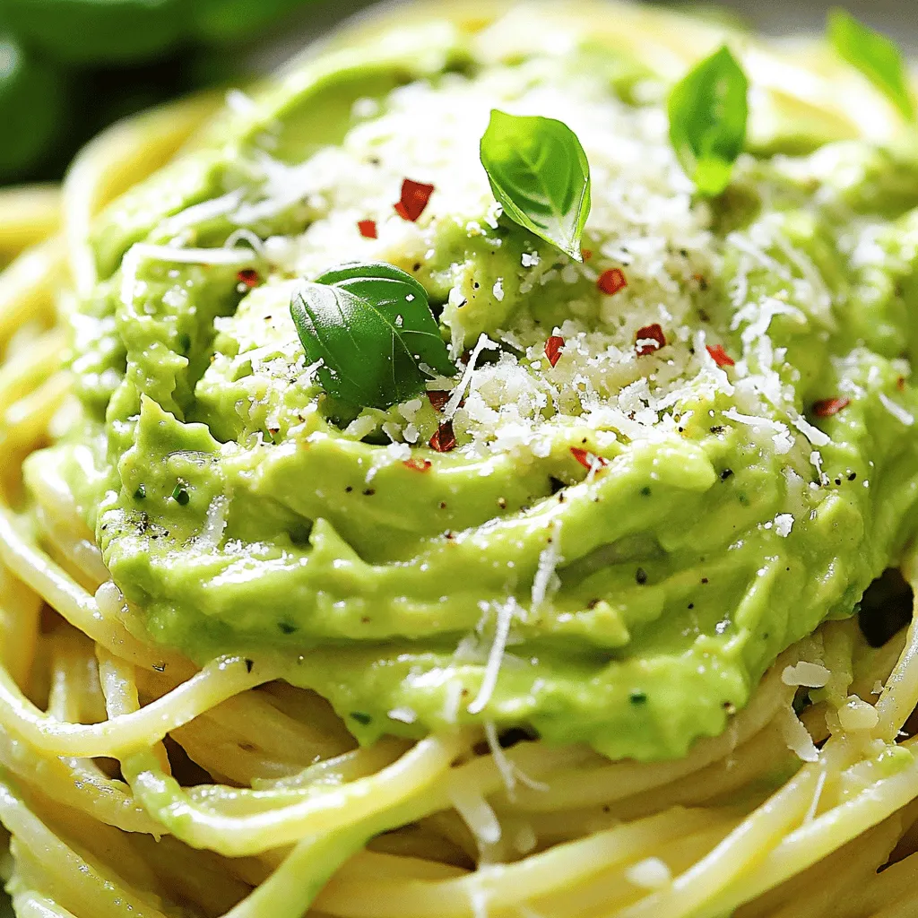 Creamy Avocado Pasta Simple and Flavorful Delight