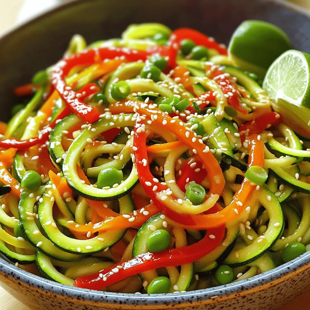 Zucchini Noodle Stir Fry Flavorful and Healthy Meal