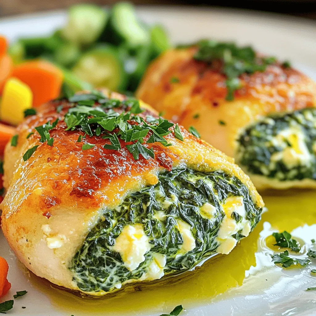 Spinach Feta Stuffed Chicken Breast Flavorful Delight