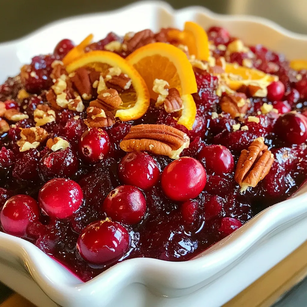 Fresh Christmas Cranberry Sauce Flavorful Holiday Delight