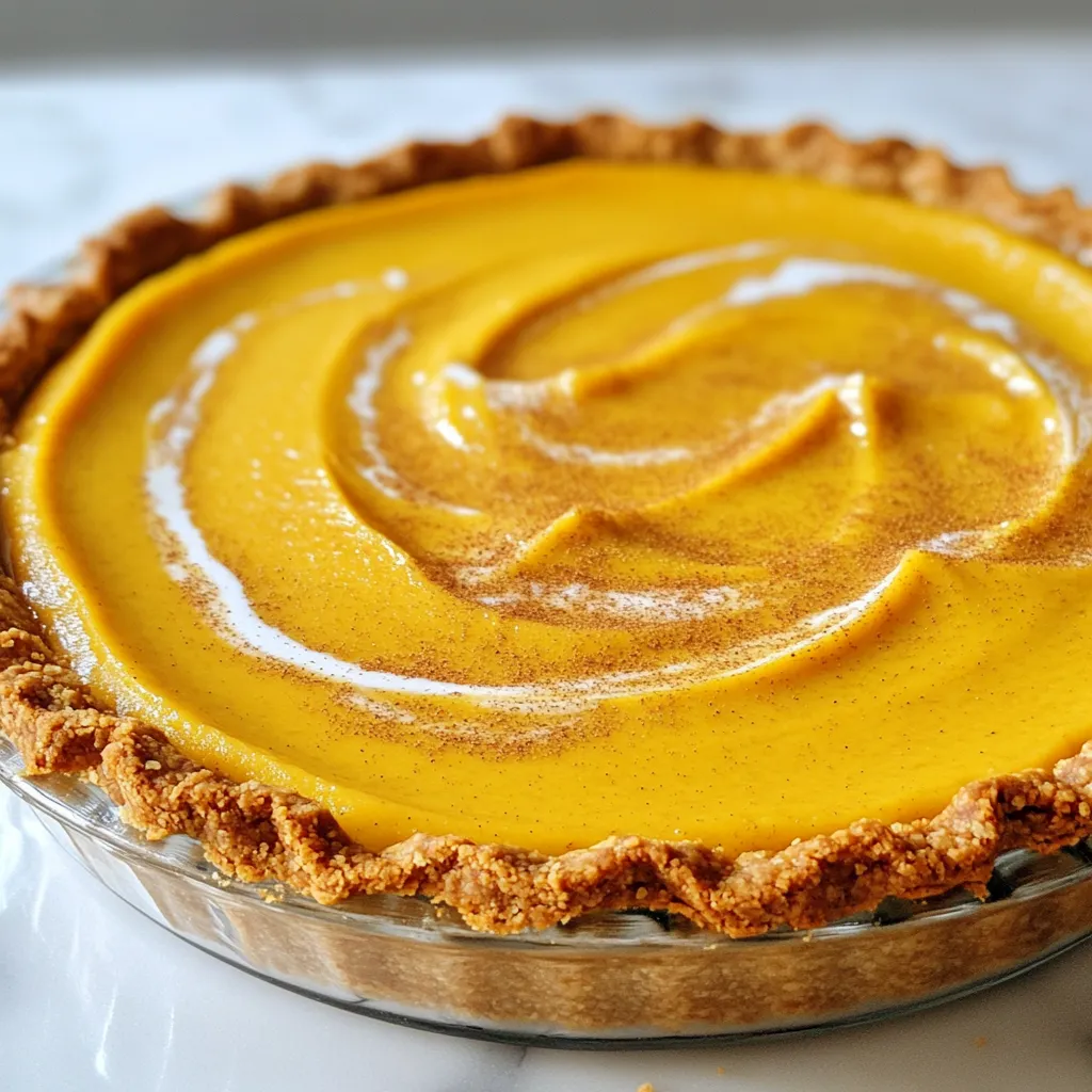 Silken Tofu Pumpkin Pie Creamy and Delicious Dessert