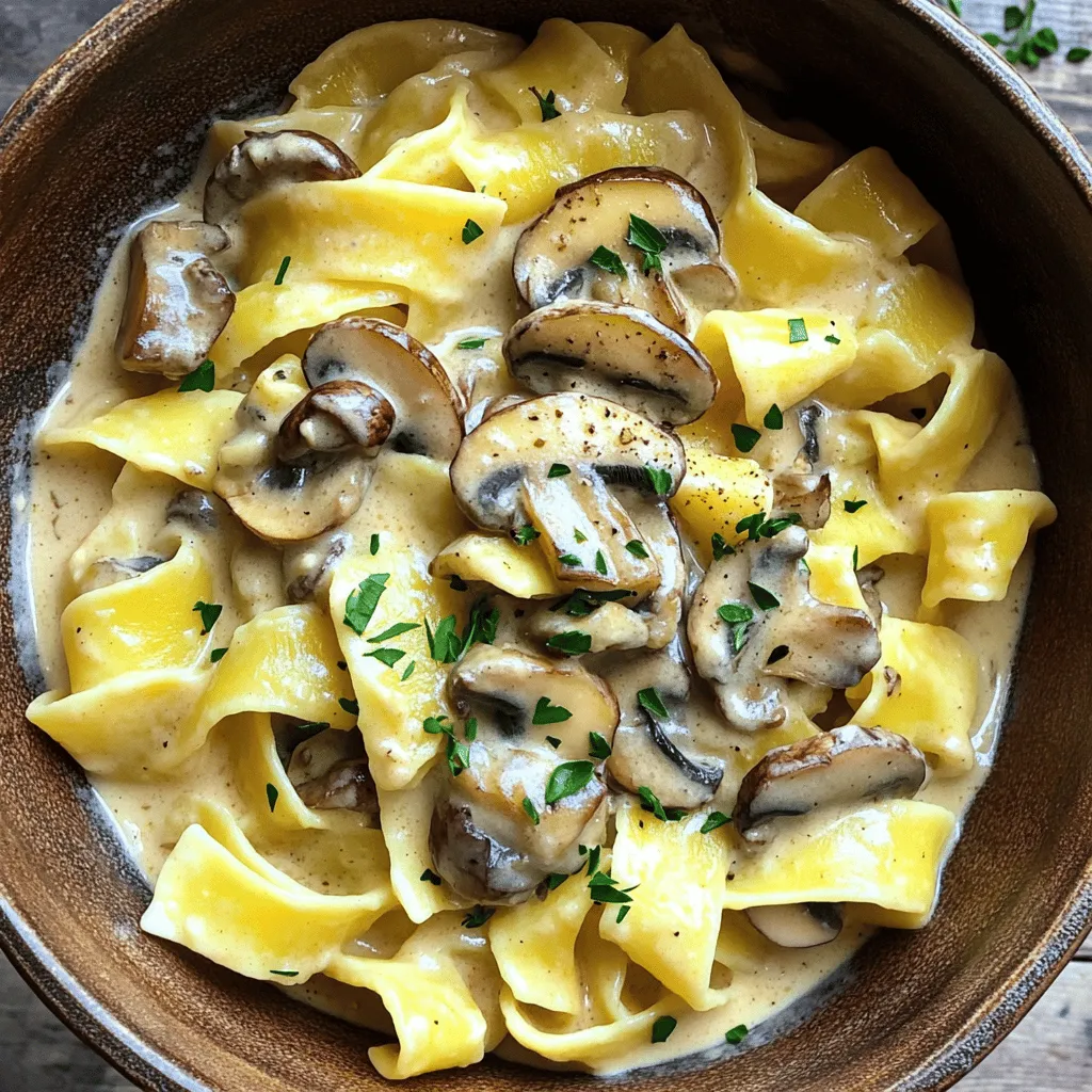 Vegan Mushroom Stroganoff Flavorful Creamy Delight
