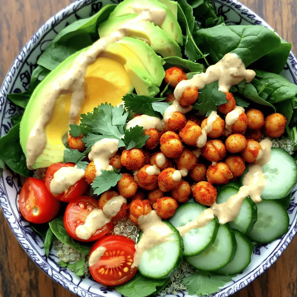 Spicy Chickpea Buddha Bowl Flavorful and Nutritious Meal