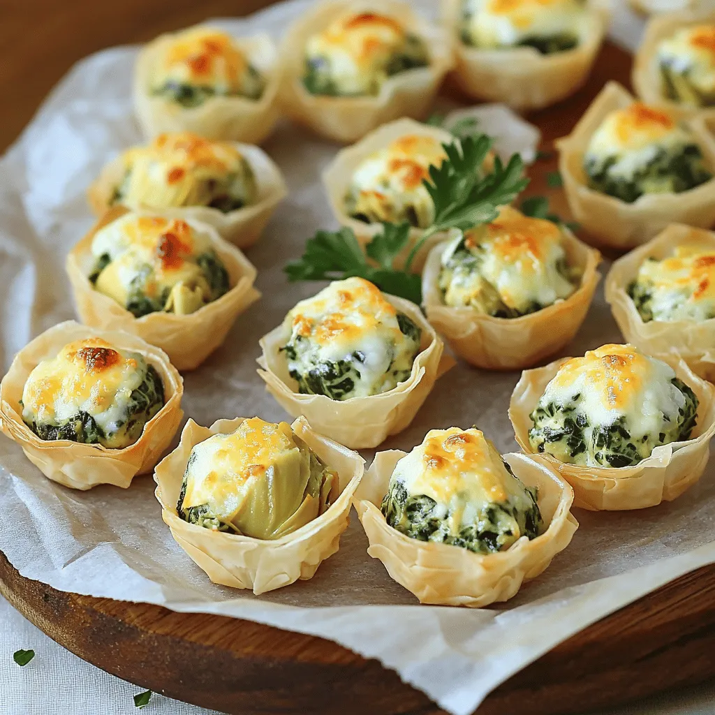 Spinach Artichoke Dip Bites Flavorful Party Snack