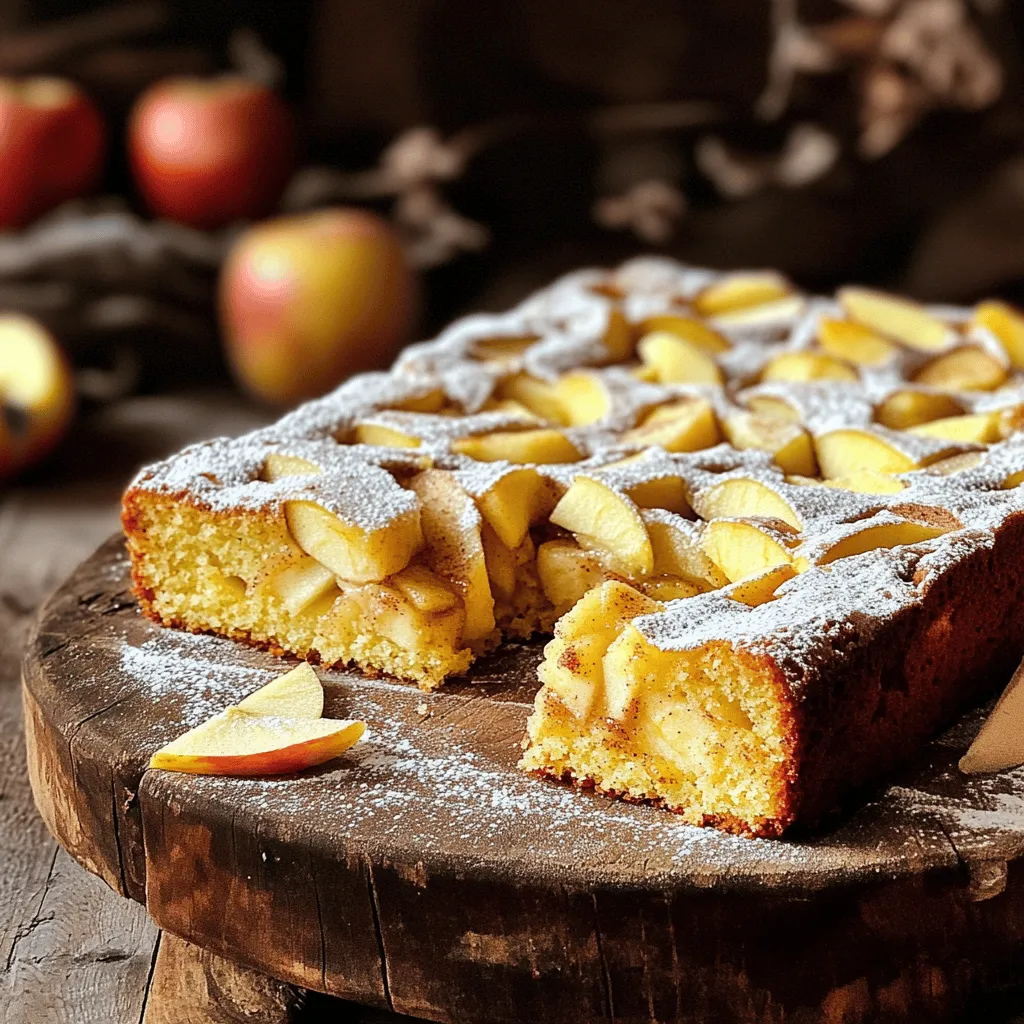 Apple Cinnamon Sheet Cake Delicious and Easy Recipe