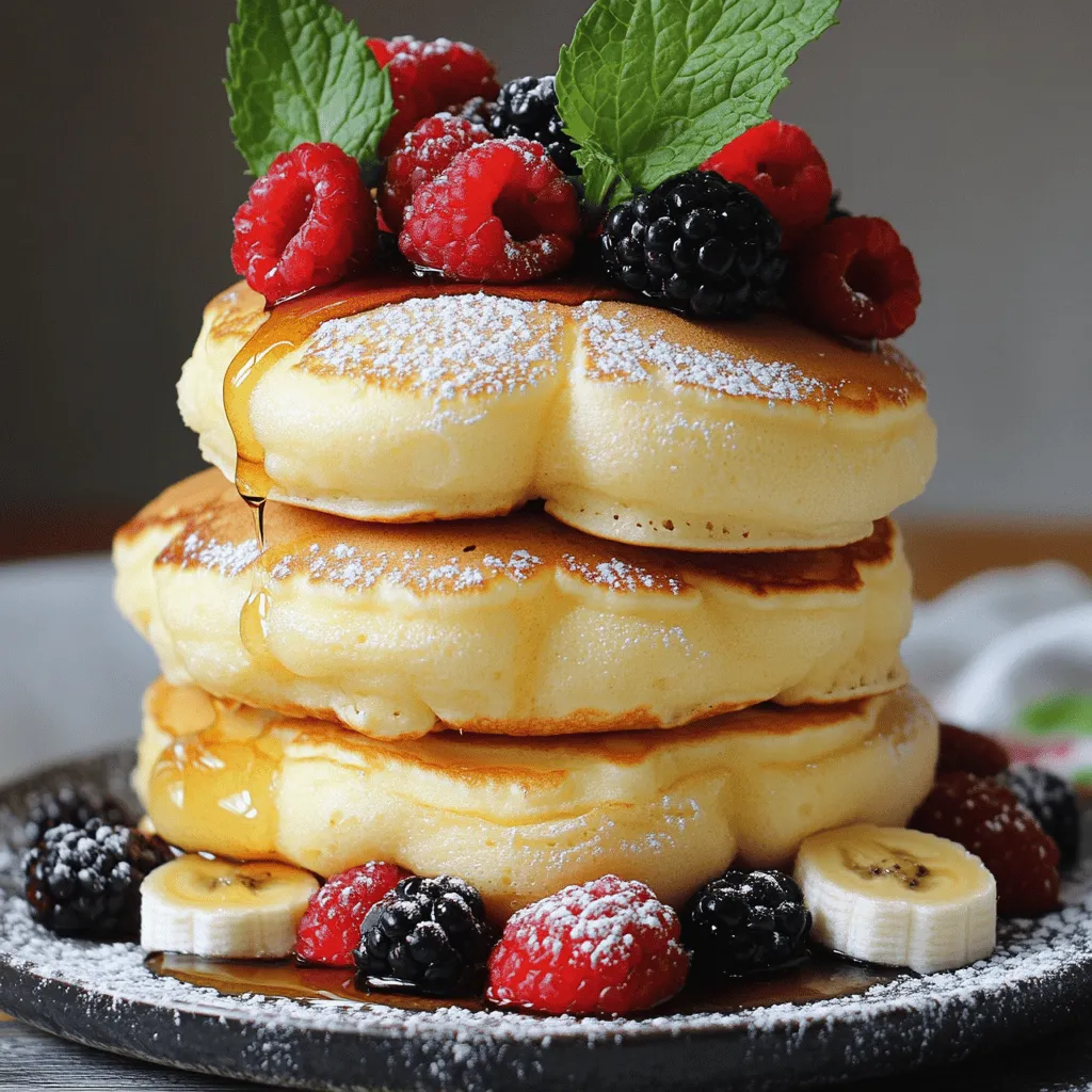 Fluffy Japanese Souffle Pancakes Delightful Recipe