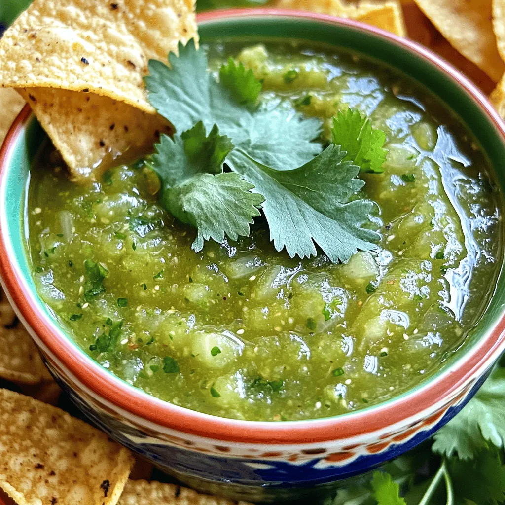 Homemade Salsa Verde Fresh Flavorful Recipe