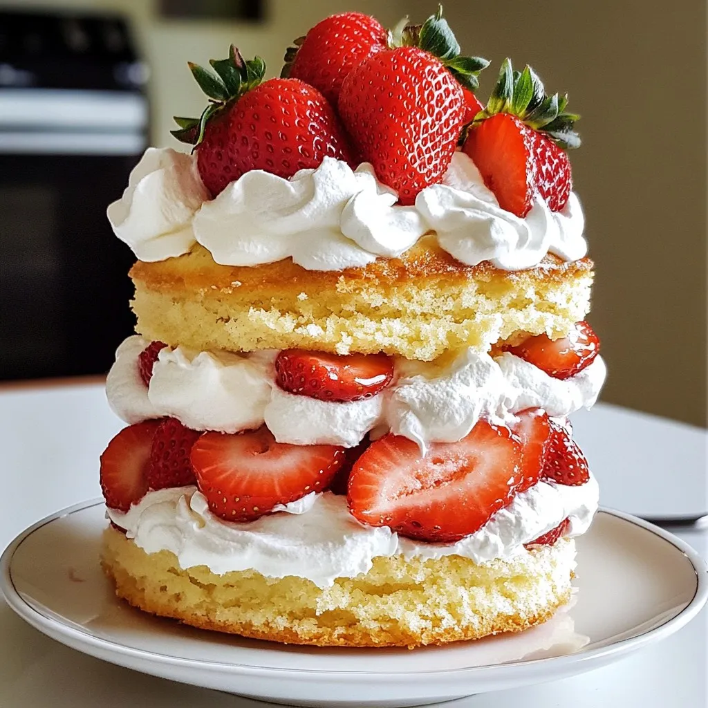 Strawberry Shortcake Cake Delightful and Easy Recipe