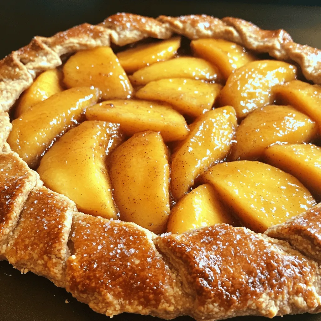 Peach Galette with Almond Crust Delightful Recipe