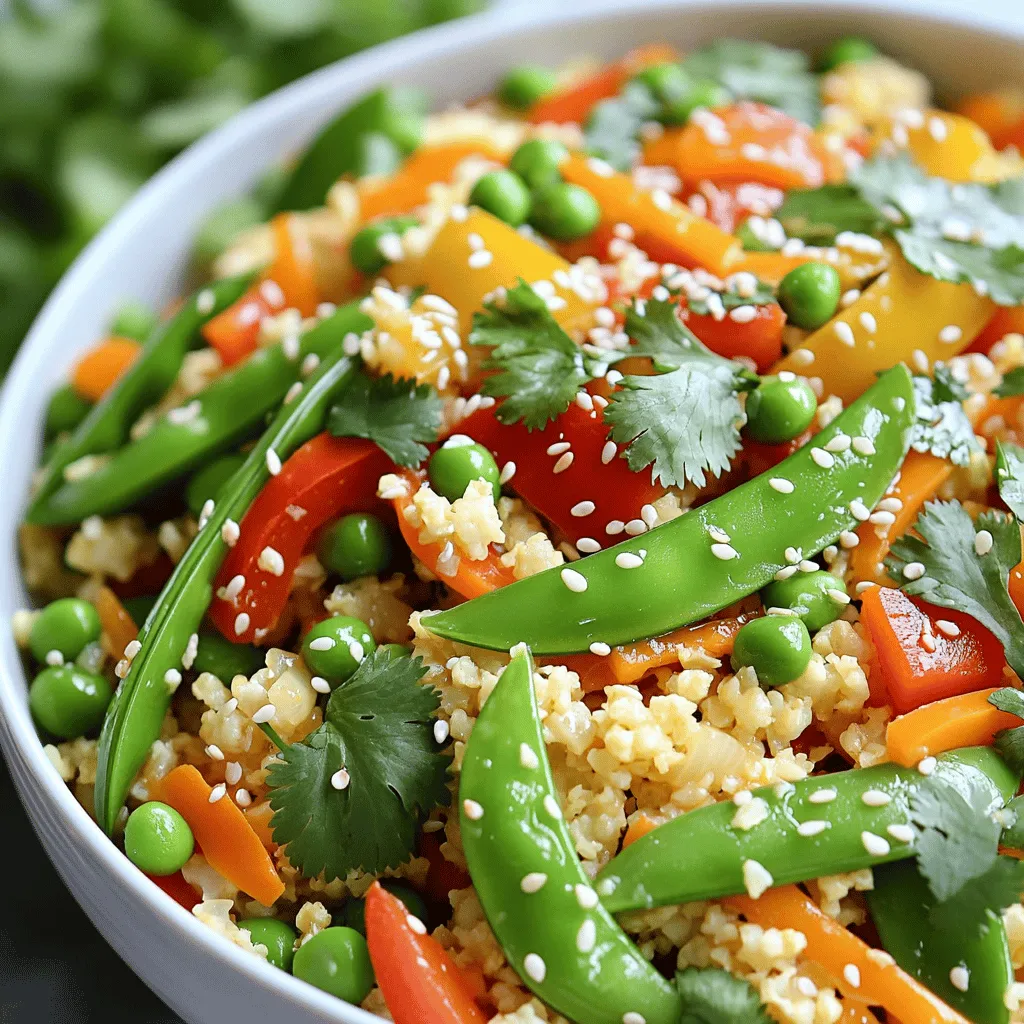 Cauliflower Rice Stir Fry Easy and Flavorful Meal