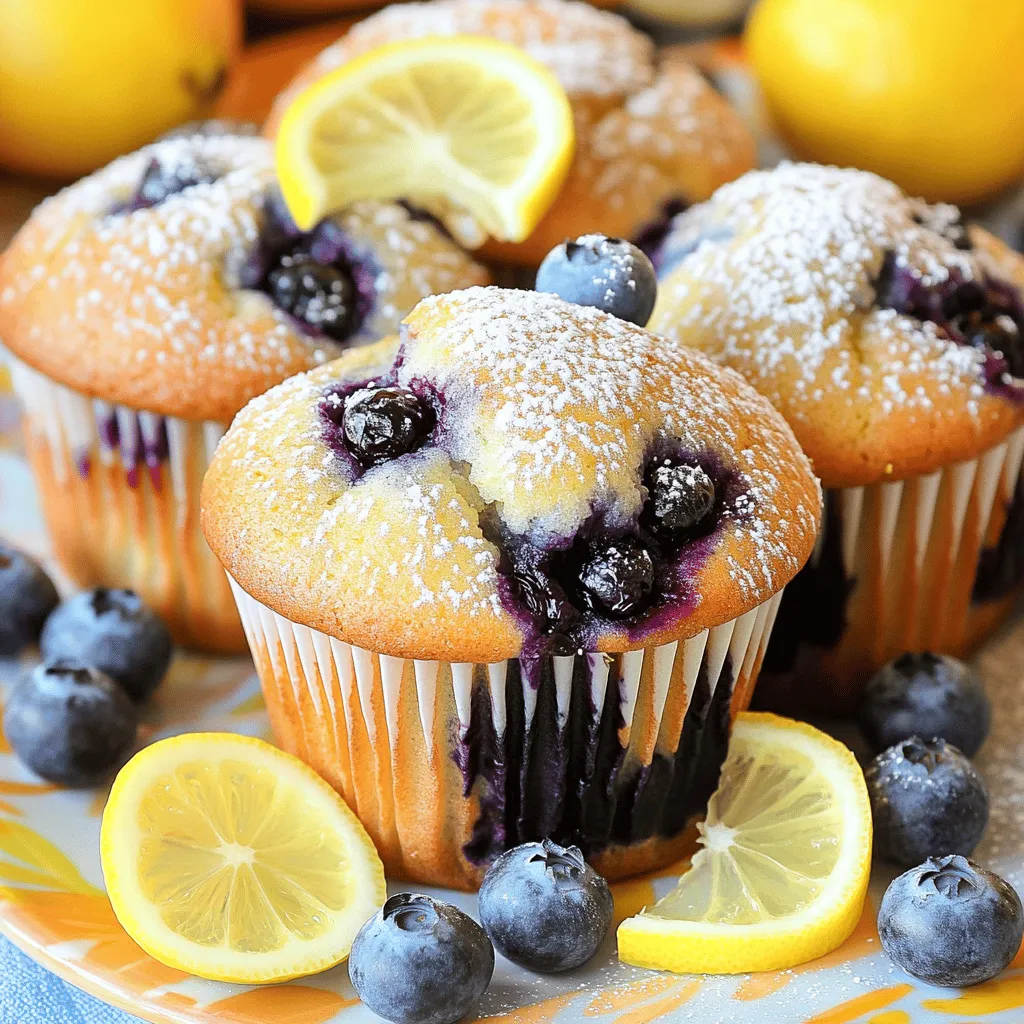 Lemon Blueberry Muffins Delightful and Easy Recipe