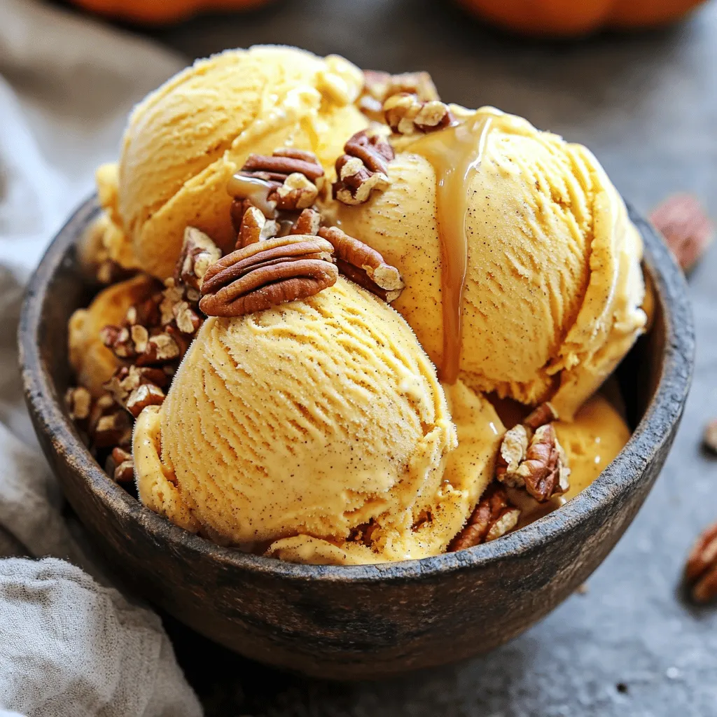 Pumpkin Spice Ice Cream Delightful and Creamy Treat