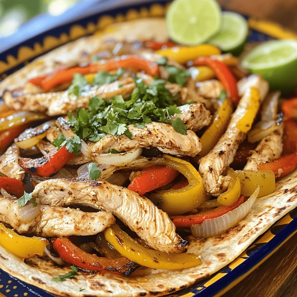 Easy Chicken Fajitas Flavorful and Fast Family Meal