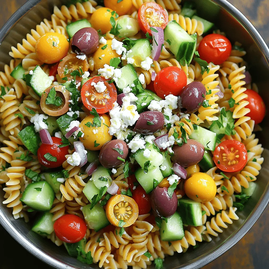 Greek Pasta Salad Flavorful and Fresh Summer Dish