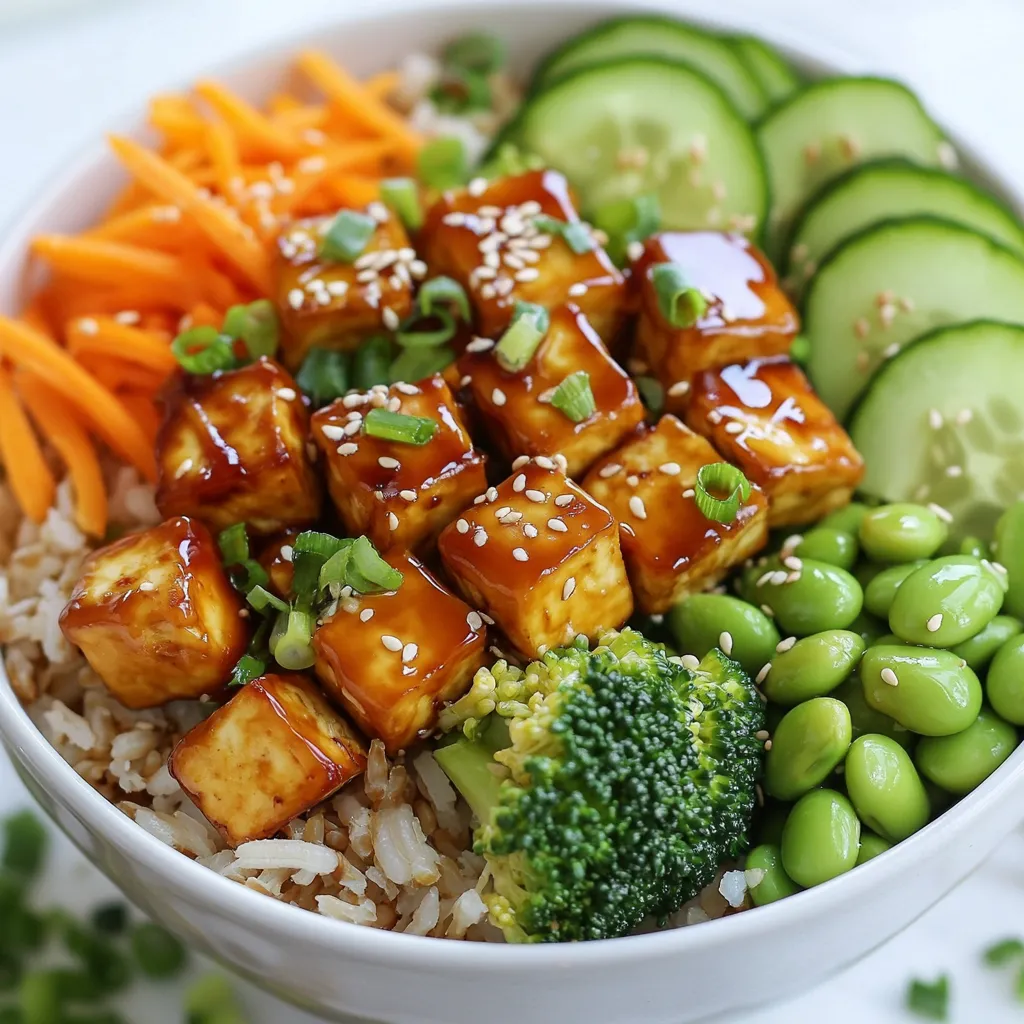 Savory Teriyaki Tofu Buddha Bowl Easy and Healthy Recipe