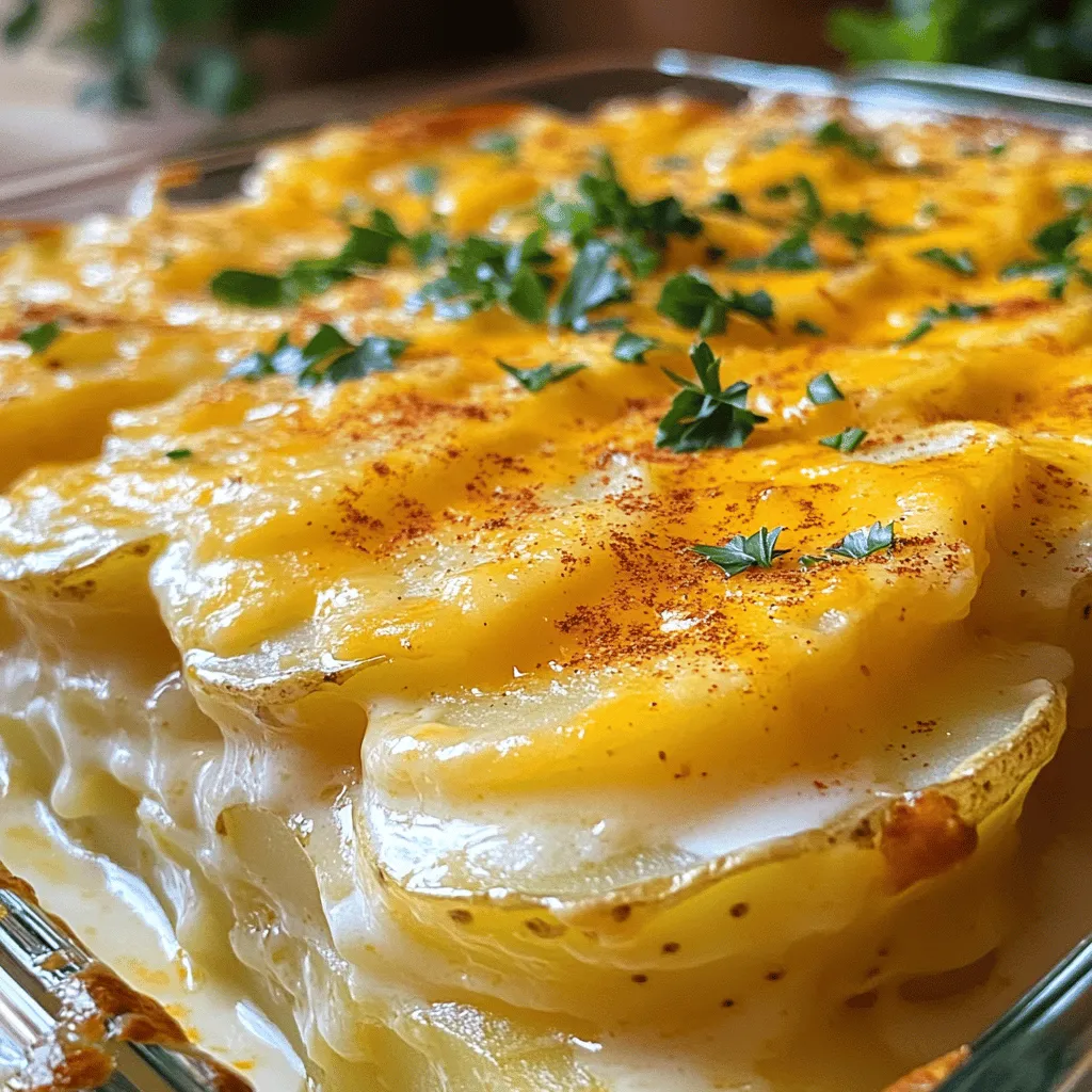 Cheesy Scalloped Potatoes Rich and Comforting Delight