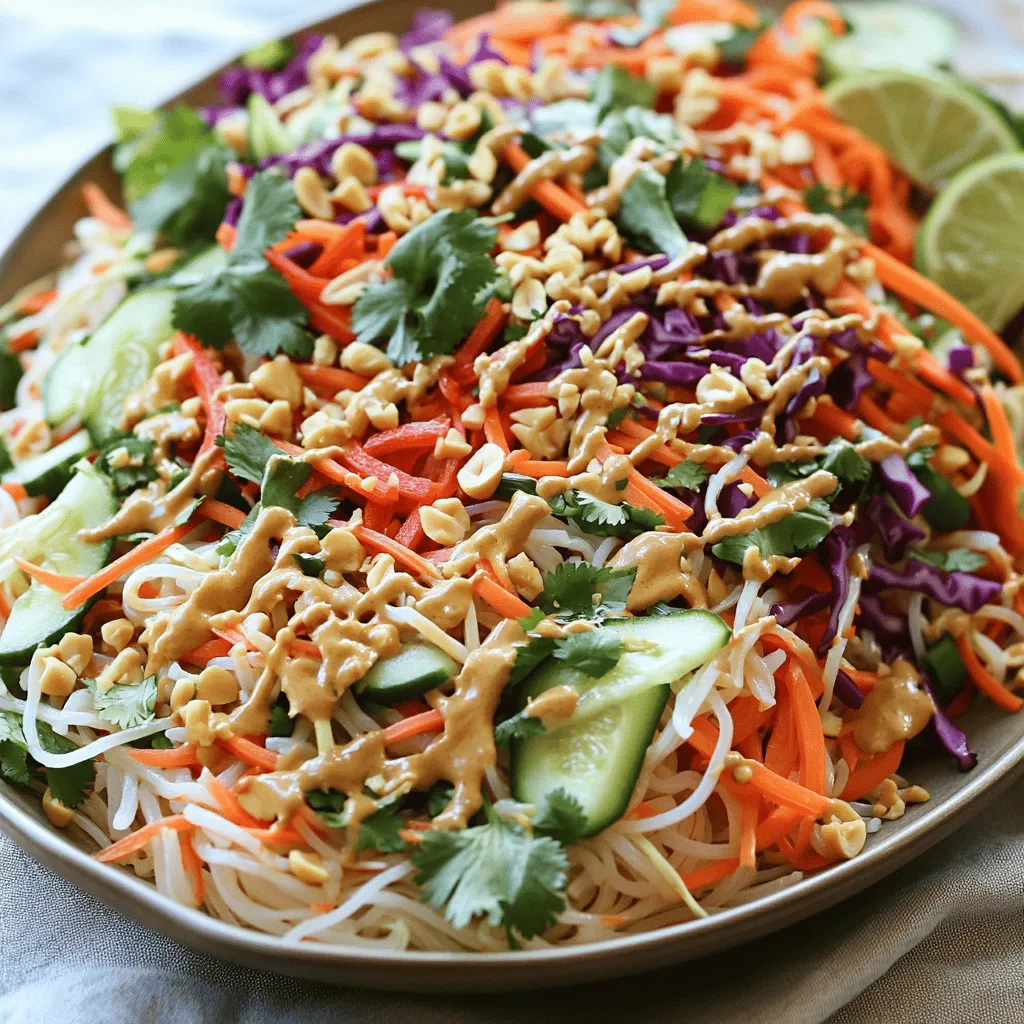 Thai Peanut Noodle Salad Flavorful and Fresh Delight