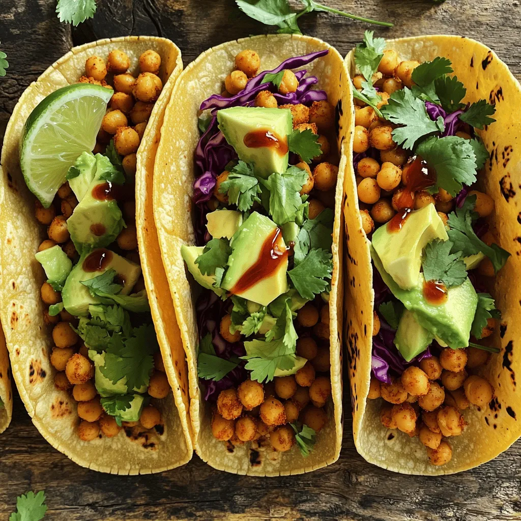 Spicy Chickpea Tacos Flavorful and Simple Recipe