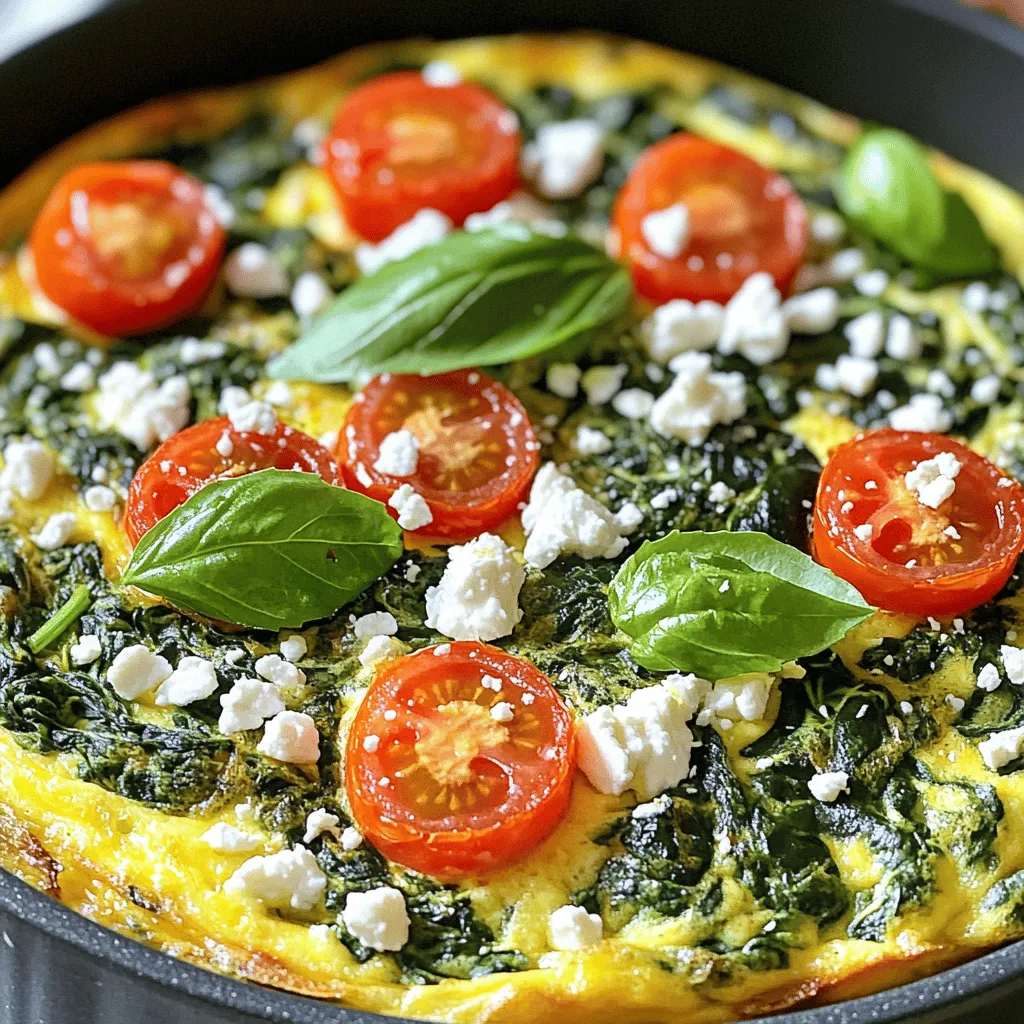 Spinach Frittata Breakfast Nourishing and Tasty Meal