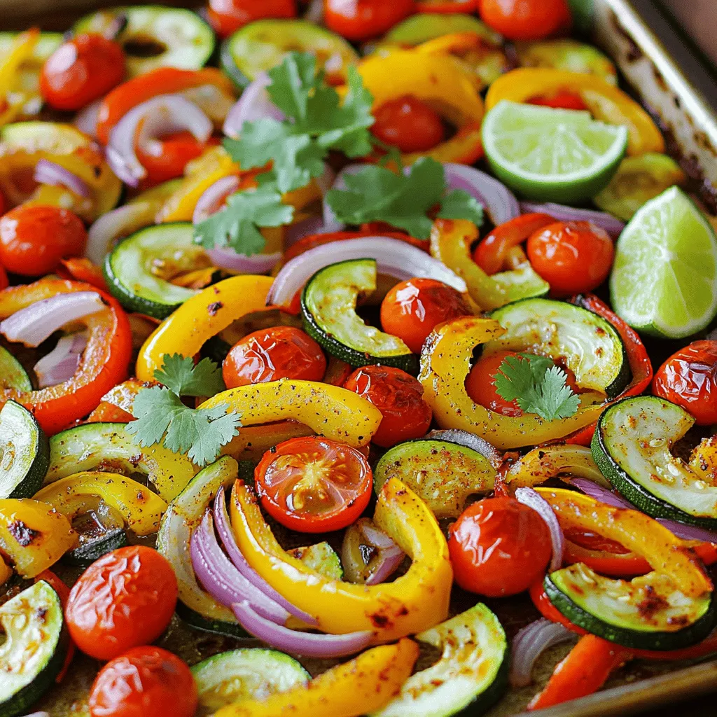 Sheet Pan Fajita Veggies Easy and Flavorful Recipe