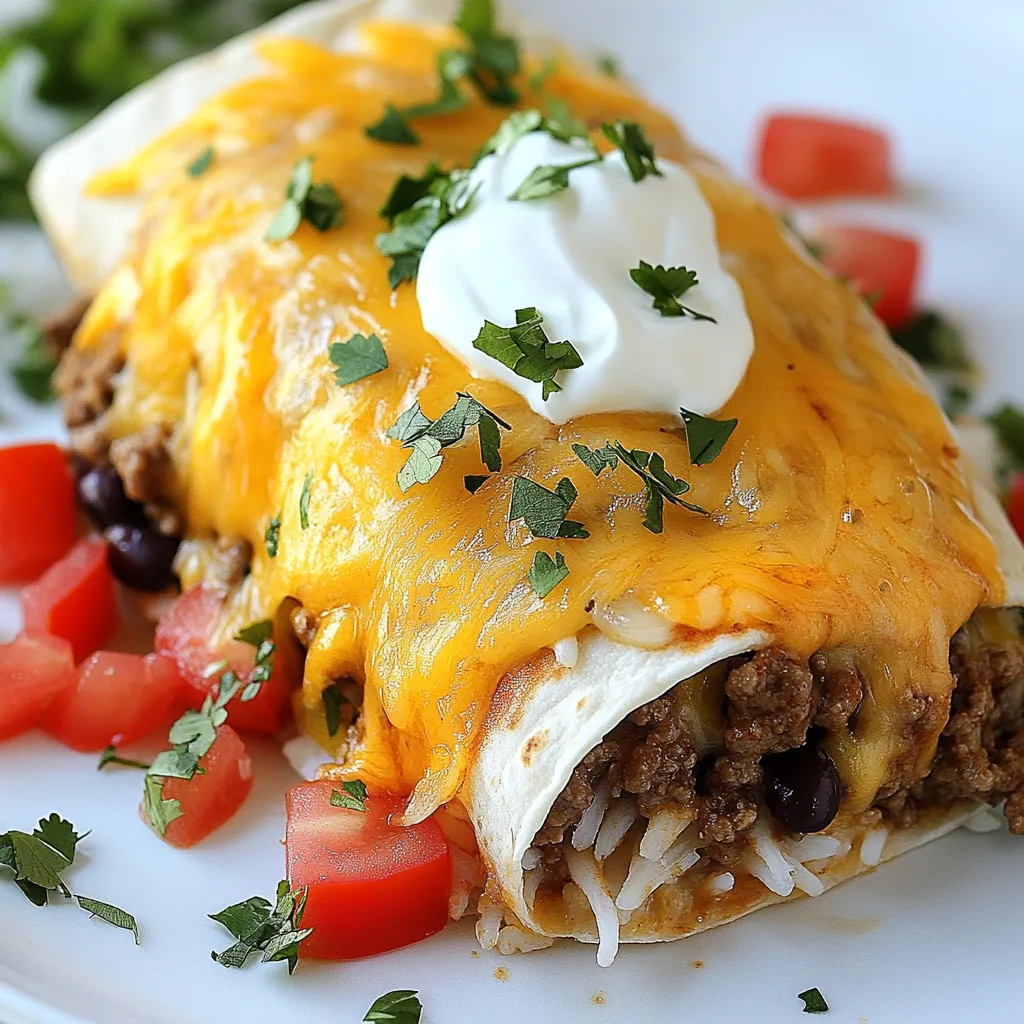 Beefy Melt Burrito Copycat Simple and Tasty Recipe