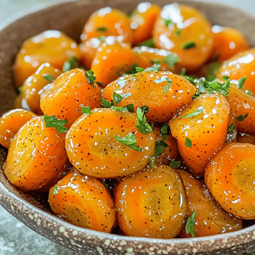 Honey Mustard Glazed Carrots Easy and Tasty Recipe