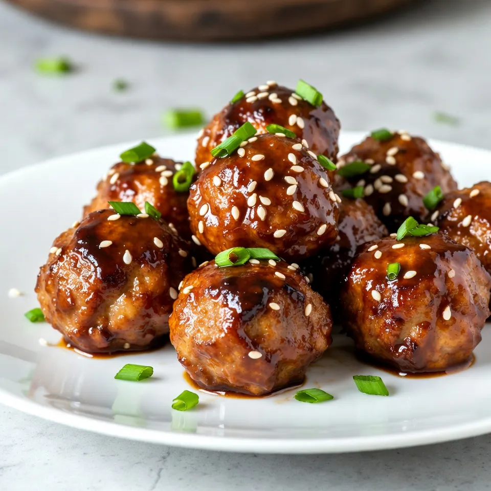 Slow Cooker Honey Garlic Meatballs Simple and Tasty