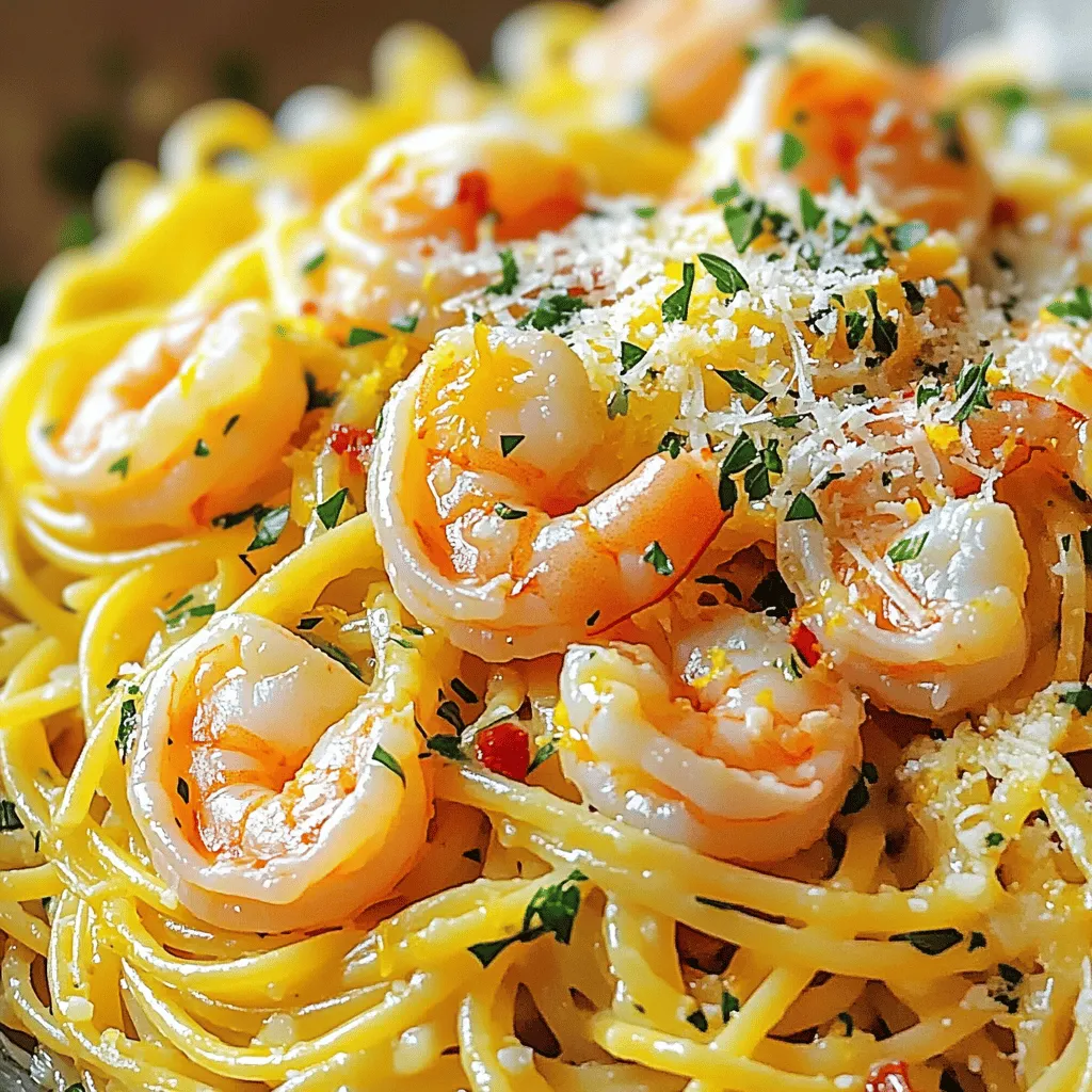 Lemon Garlic Shrimp Pasta Quick and Flavorful Meal