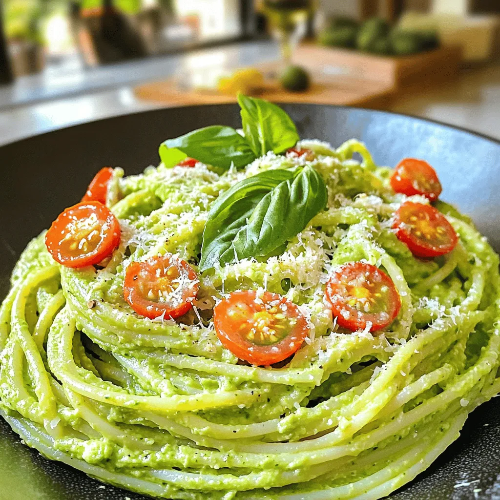 Creamy Avocado Pasta Quick and Flavorful Dish