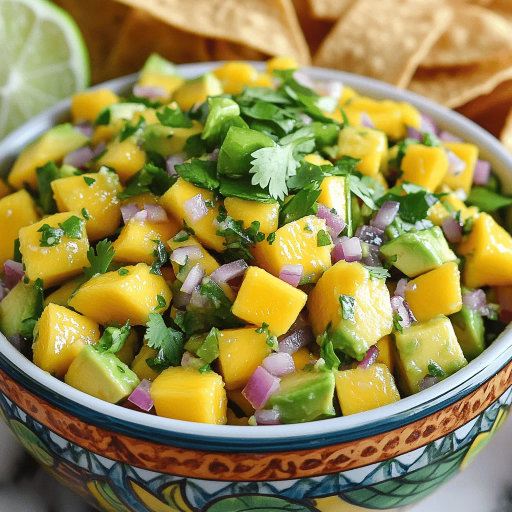 Mango Avocado Salsa Flavorful and Fresh Recipe