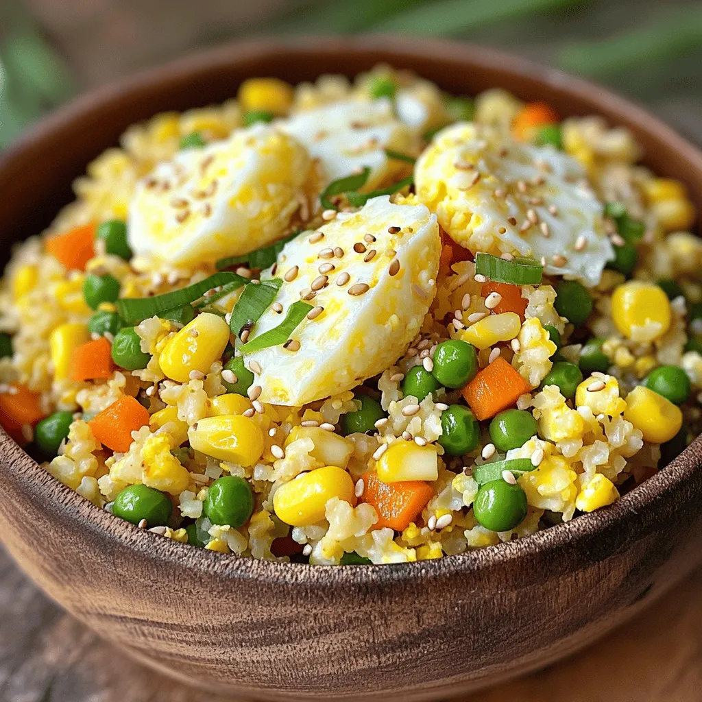 Cauliflower Fried Rice Tasty Low-Carb Meal Option