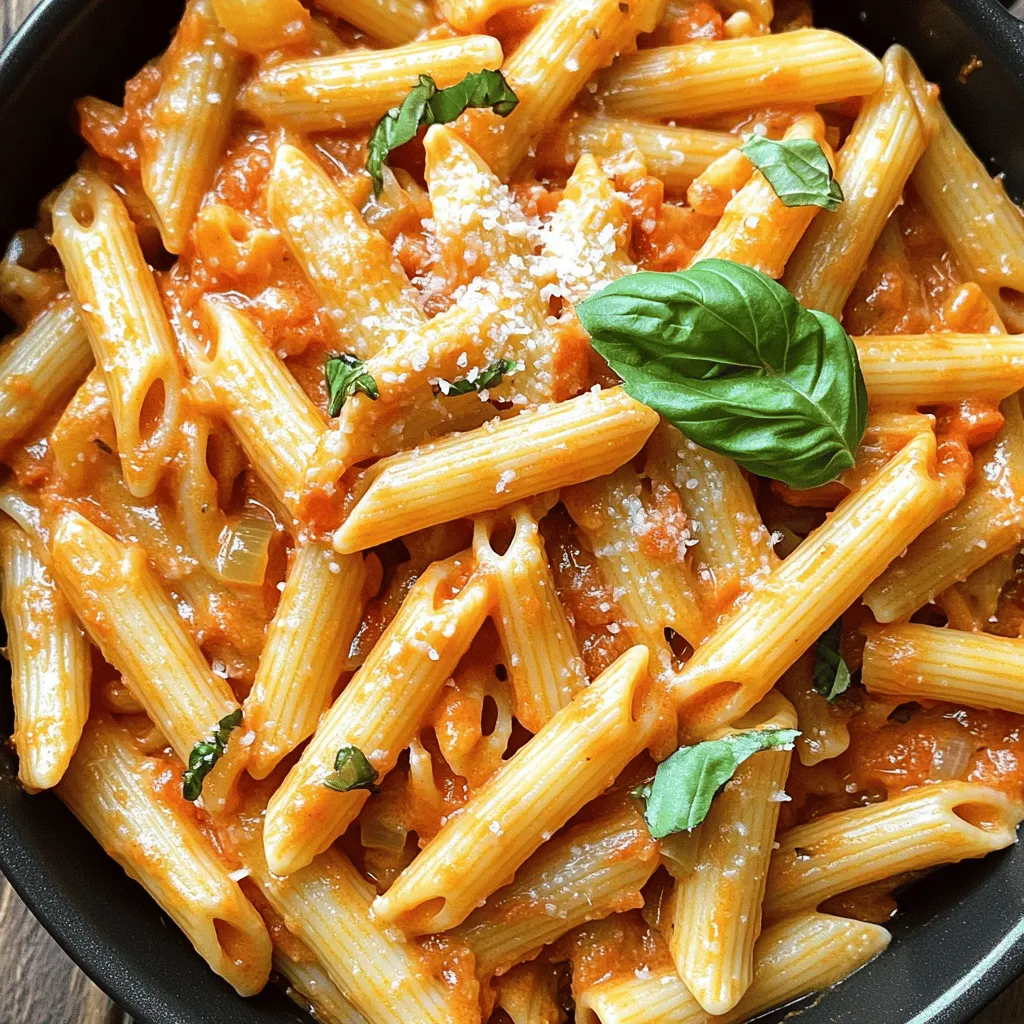 One-Pot Creamy Tomato Pasta Quick and Simple Recipe