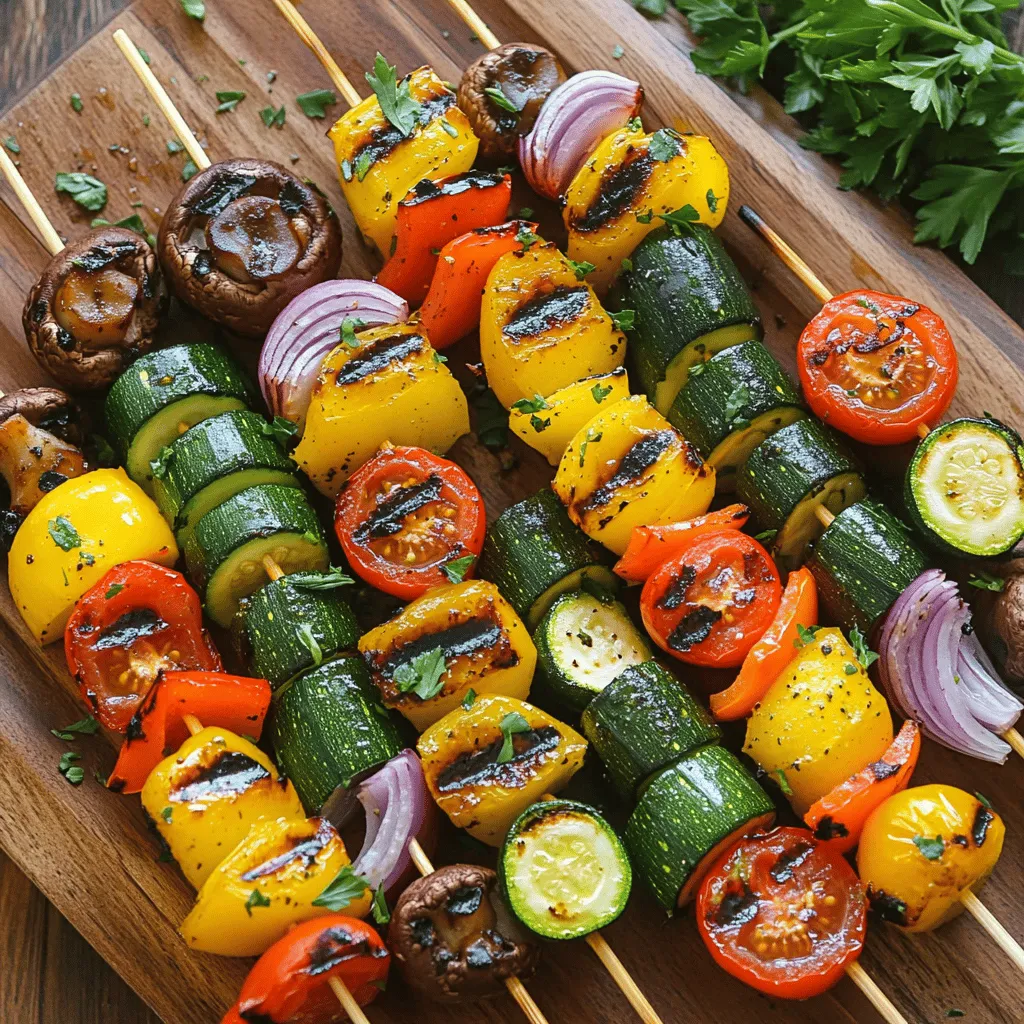 Grilled Vegetable Skewers Flavorful and Healthy Choice