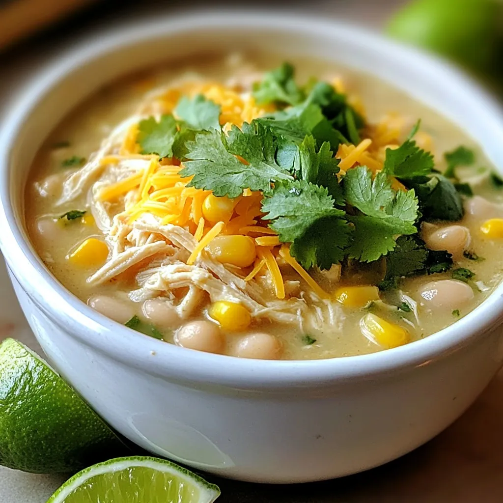 Award-Winning White Chicken Chili Comforting Delight