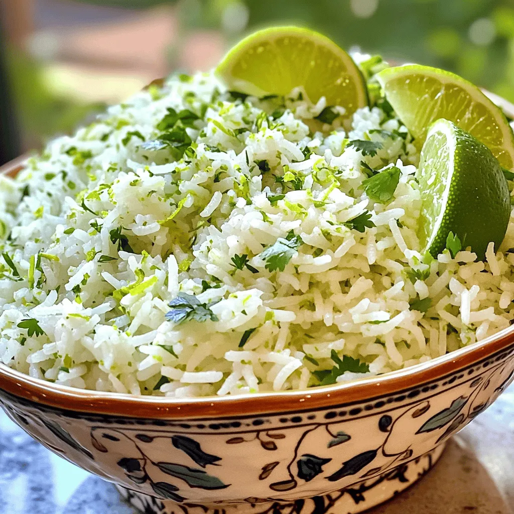 Zesty Cilantro Lime Rice Flavorful and Simple Recipe