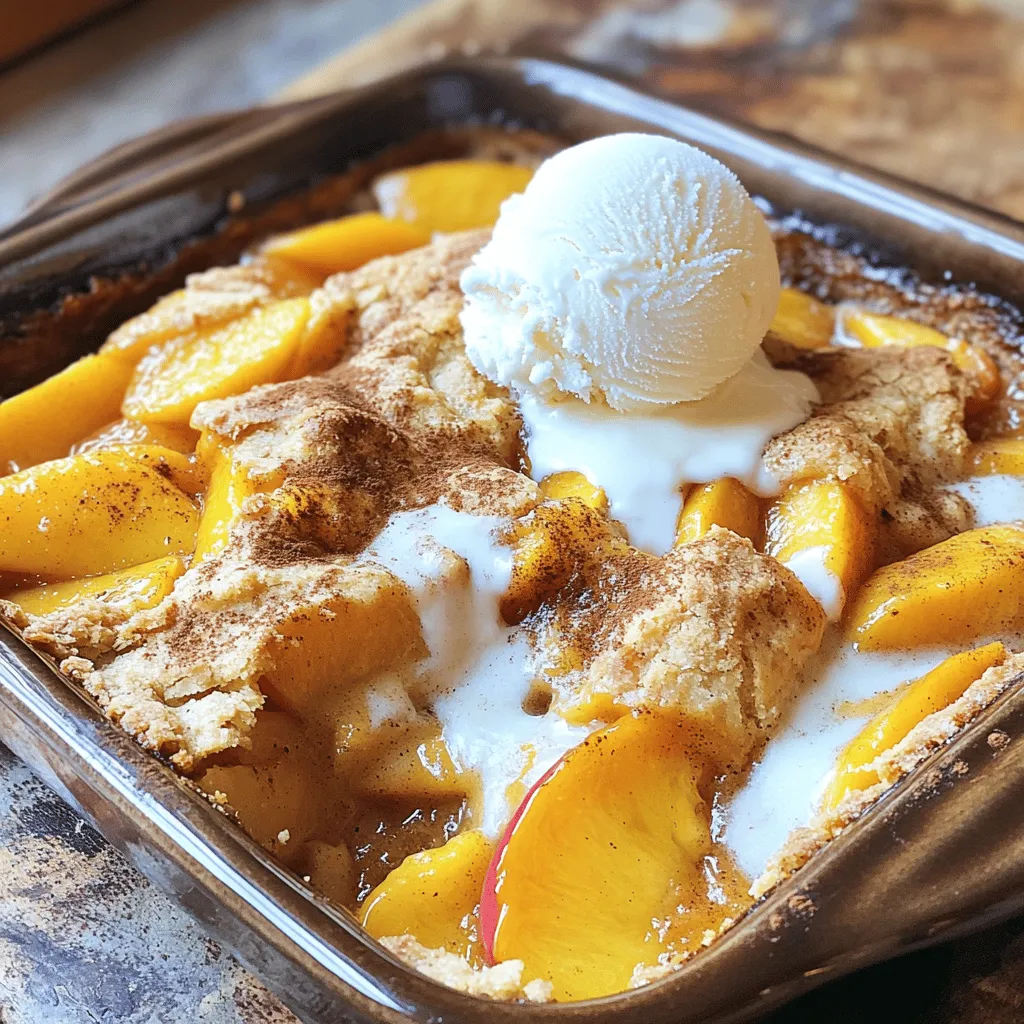 Peach Cobbler with Bisquick Easy and Tasty Recipe